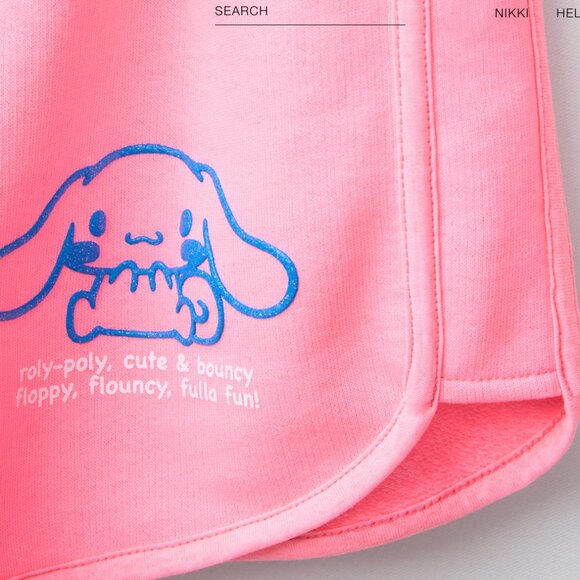 CINNAMOROLL © SANRIO Sweatshirt and Shorts set NWT - Picture 2 of 5